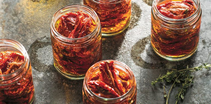 Oven Dried Preserved Tomatoes